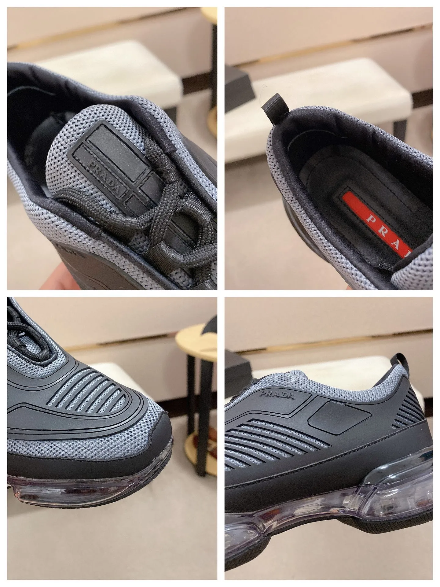 Factory price: 640💰 ✔️✔️✔️High-quality new PRADA counters are launched simultaneously. The new men's shoes and 😘fabric are made of high-tech glue-spraying technology. Lining: Full cowhide lining. 👍🏿 High-end ☄️ air-cushion molded anti-slip rubber outsole, exquisite lines, simple and elegant, comfortable and high-end for leisure travel. Code number: 38 to 45